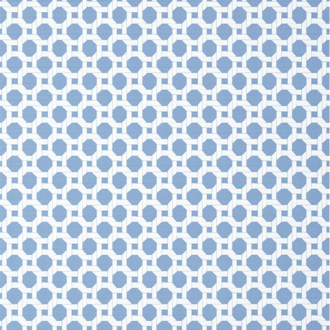Thibaut Charter Wallpaper in Blue